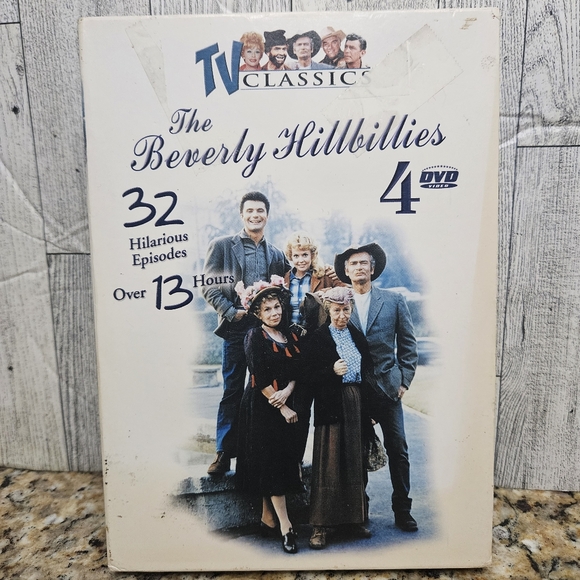 The Beverly Hillbillies 4 DVD Set TV Classics 32 Hilarious Episodes Over 13 Hour - Picture 1 of 6